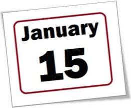 Календарь на 15 января
